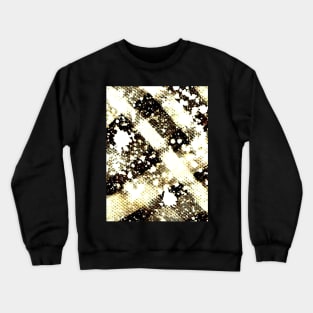 black and white bleach effect texture design Crewneck Sweatshirt